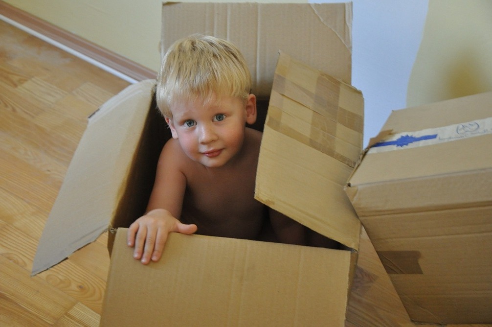 Save money and the environment by purchasing or picking up used moving boxes and packing supplies.